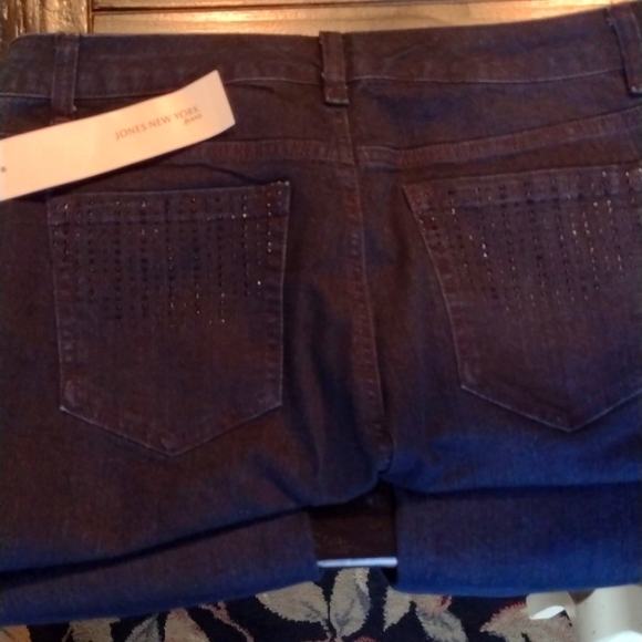 Jones New York Jeans - Lexington Straight - size 14P - Waist 14 P Regular - NWT - Picture 3 of 7